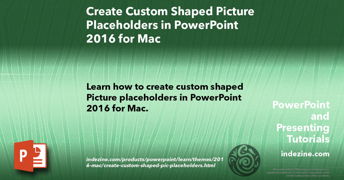 how to create custom picture frames in powerpoint for mac